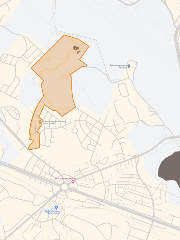 Bromma-map